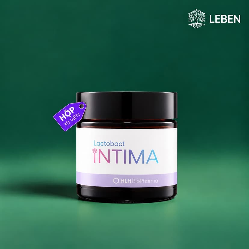 Hộp 30|60 viên Lactobact Intima - Men vi sinh phụ khoa bổ sung lợi khuẩn từ Đức